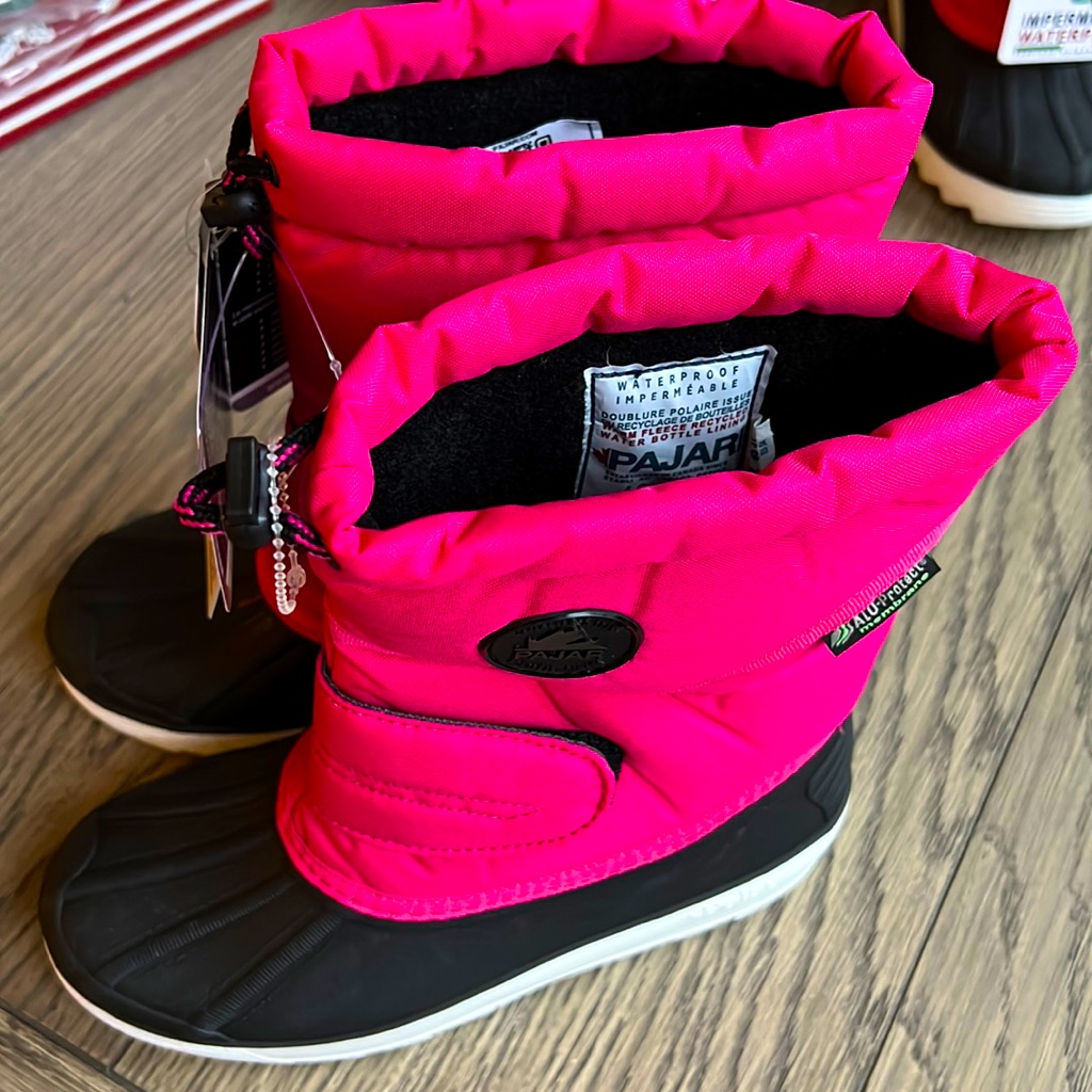 Pajar Kids Toggle Duck Snow Boots Pink Girls
